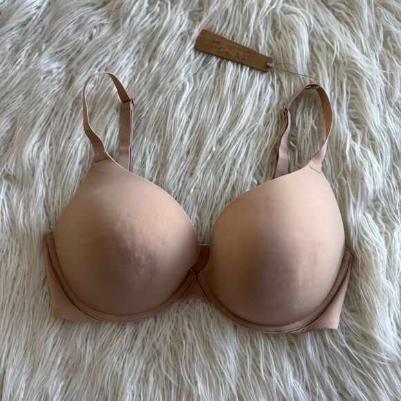 Skims Fits Everybody Push up Bra Clay Size 36DD - Picture 2 of 7